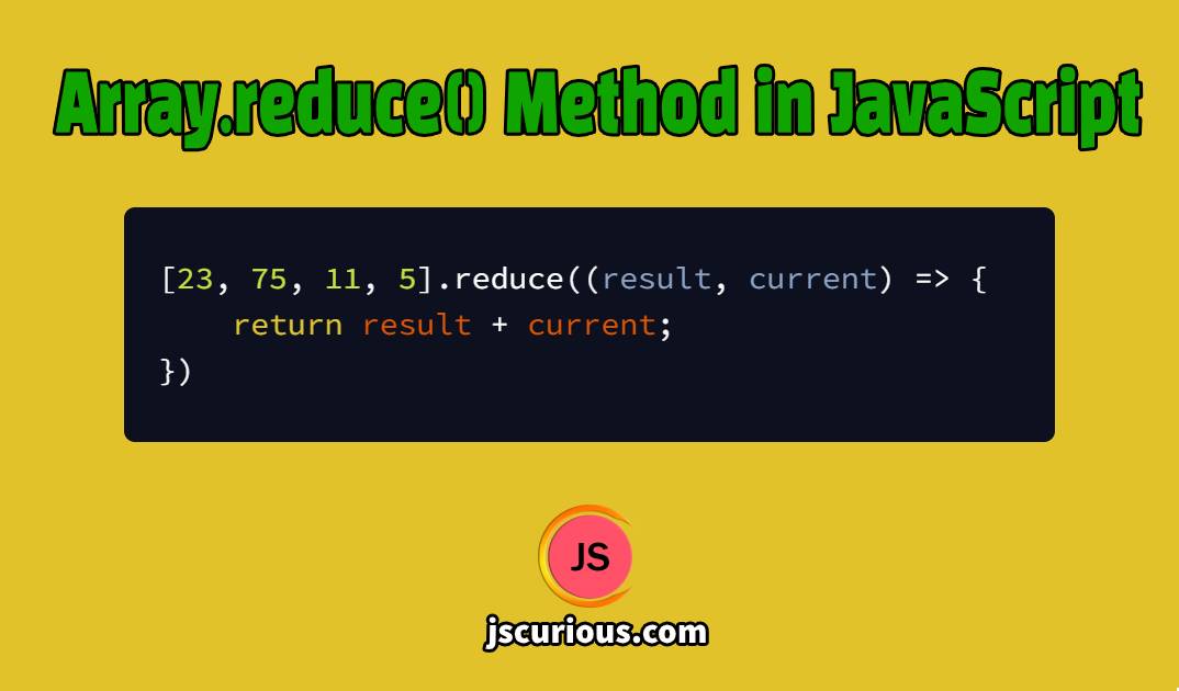 use reduce in javascript
