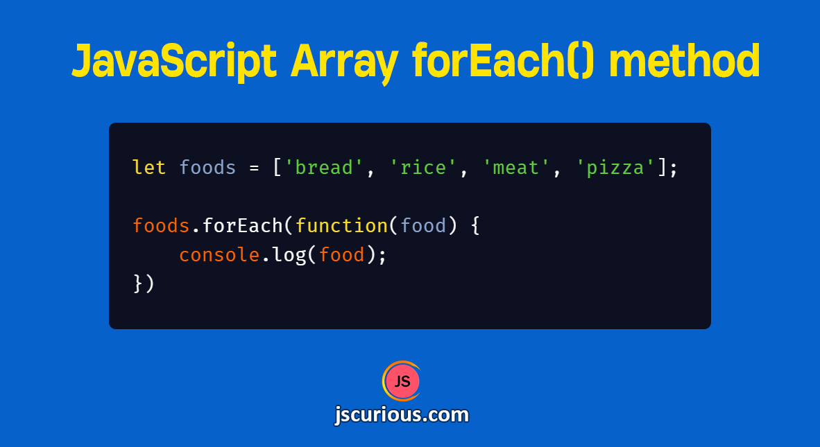 for each function js