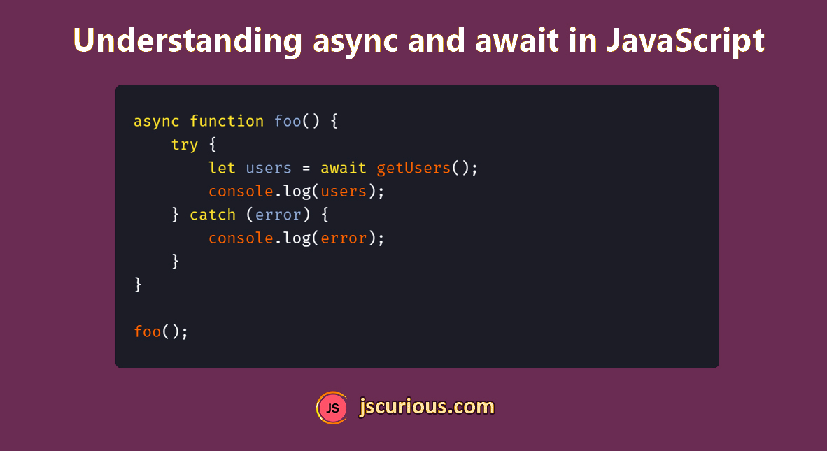 Async Await Javascript 